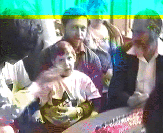 RARE  Rabbi Meir Kahane HYD at a birthday party at Chalet Vim, 1(1) 00:03:43